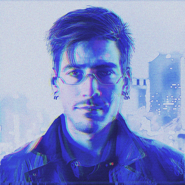 Overhead view of a group of people gathered